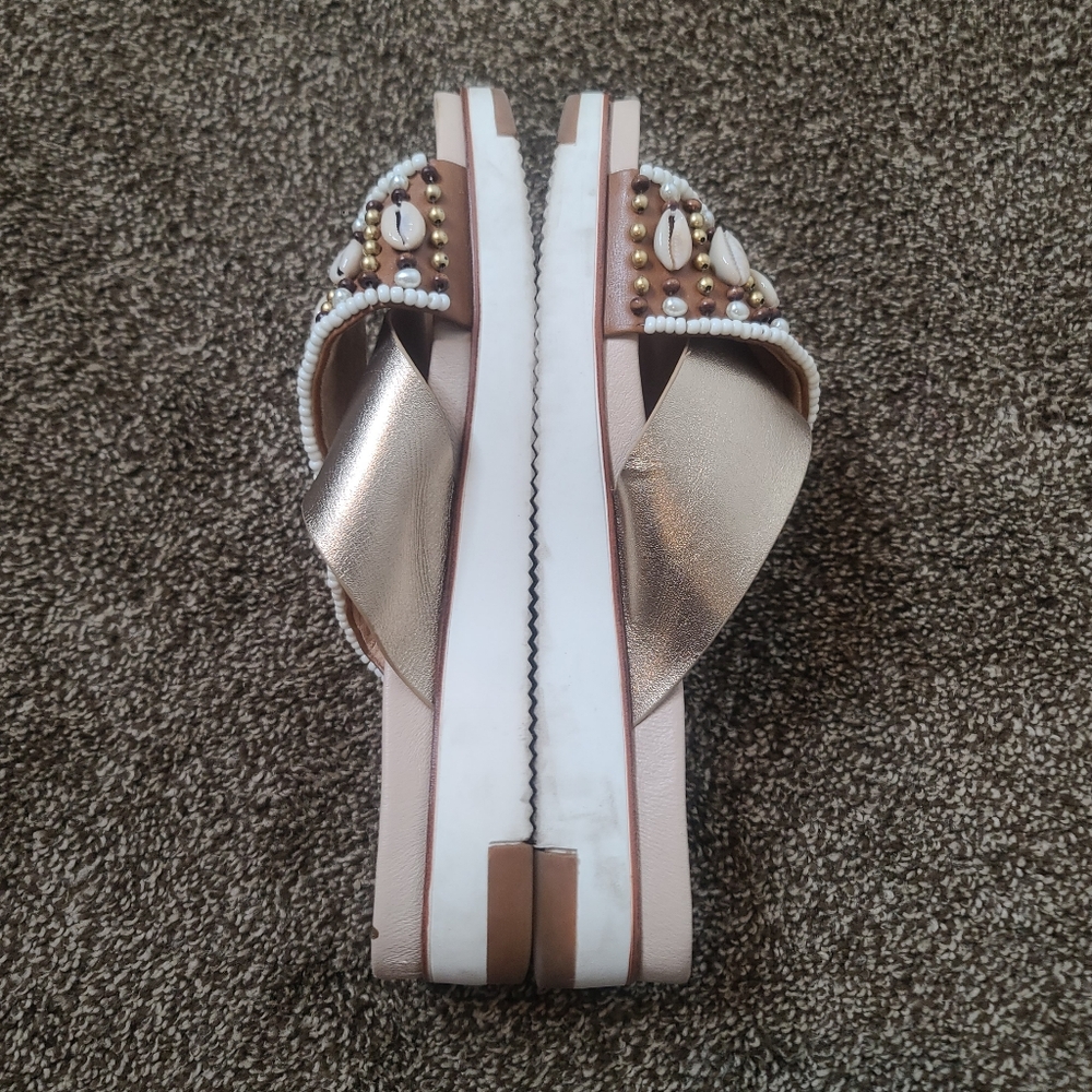Sam Edelman Austen Seashell Sandal Size 9.5 - Picture 2 of 5